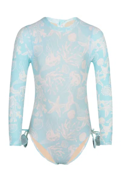 Shade Critters Snorkel Splash One Piece In Blue