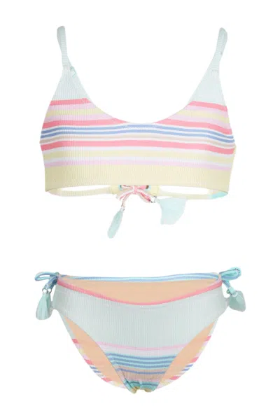 Shade Critters Surfer Stripe Ribbed Tie Back In Multi