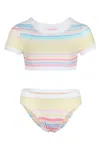 Shade Critters Surfer Stripe Two Piece In Multi
