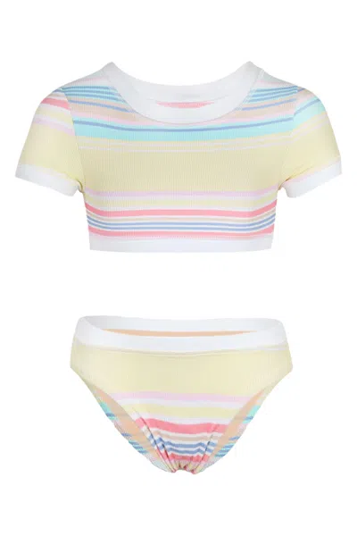 Shade Critters Surfer Stripe Two Piece In Multi