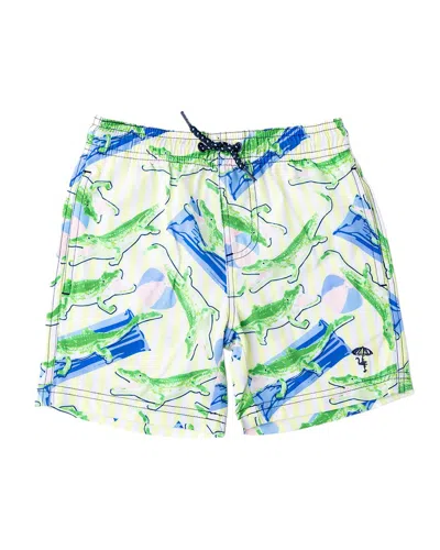 Shade Critters Swim Trunk In White