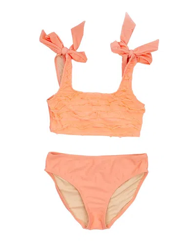 Shade Critters Kids'  Swimsuit In Orange