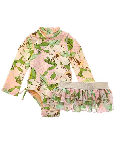 Shade Critters Kids'  Swimsuit In Pink