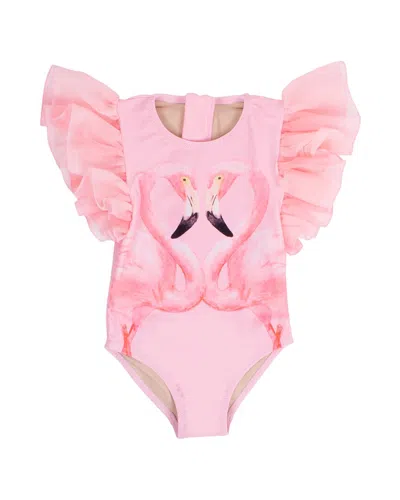 Shade Critters Kids'  Swimsuit In Pink