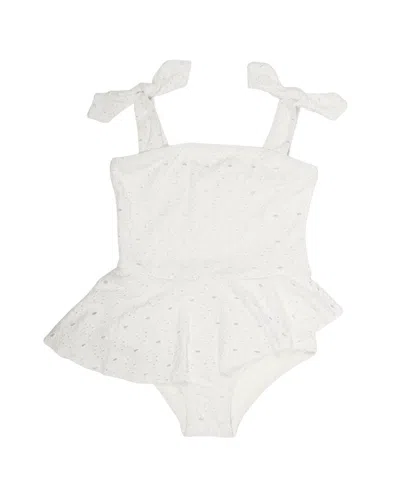 Shade Critters Kids'  Swimsuit In White