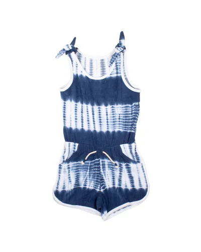 Shade Critters Kids'  Terry Romper In Blue