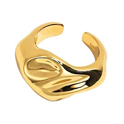 Shaded The Label Women's Extra Chunky Gold Nugget Ring