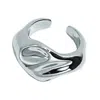 Shaded The Label Women's Extra Chunky Sterling Silver Nugget Ring