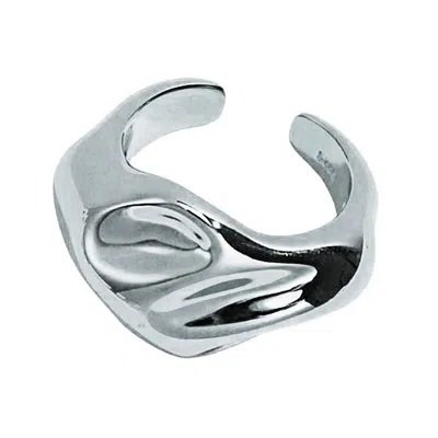 Shaded The Label Women's Extra Chunky Sterling Silver Nugget Ring