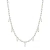 Shaded The Label Women's Gold Pentire Silver Pearl Droplet Necklace