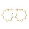 Shaded The Label Women's Maeve Gold Twisted Hoop Earrings In Gold