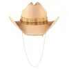 Shaded The Label Women's Neutrals Looe Cream Cowboy Hat With Sterling Silver Jewellery In Multi