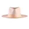 Shaded The Label Women's Neutrals Polperro Cream Velvet Fedora Hat In White