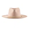 Shaded The Label Women's Neutrals Polperro Cream Wool Fedora Hat In White