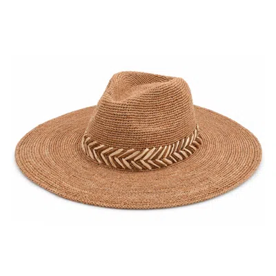 Shaded The Label Women's Neutrals Willowmere Natural Straw Fedora Hat In Brown