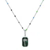 Shaded The Label Women's Priscilla Palm Tree Sterling Silver Beaded Pendant Necklace