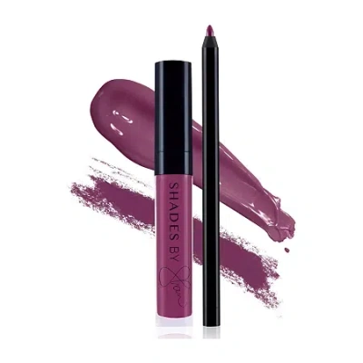 Shades By Shan Matte Lip Set In Purple