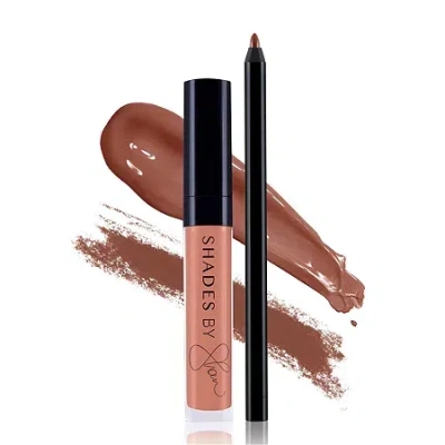 Shades By Shan Matte Lip Set In Brown