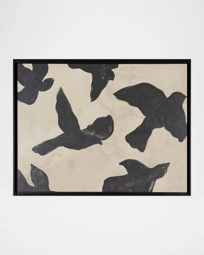 Shadow Catchers Antique Flock I Framed Giclee In Multi