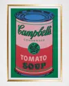 Shadow Catchers Colored Campbell's Soup Can Framed Giclee By Andy Warhol In Green