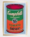 Shadow Catchers Colored Campbell's Soup Can Framed Giclee By Andy Warhol In Blue