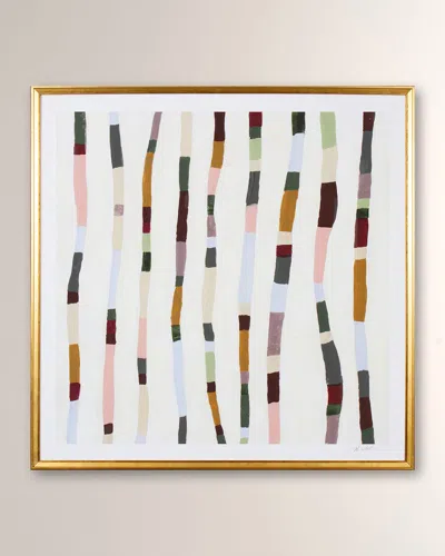 Shadow Catchers Colorful Batons I Framed Giclee