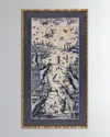Shadow Catchers Delft Blue Giclee On Stretched Canvas, 30" X 54"