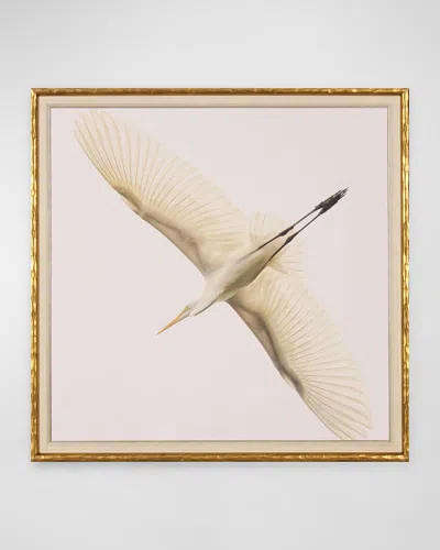 Shadow Catchers Flying Egret Giclee