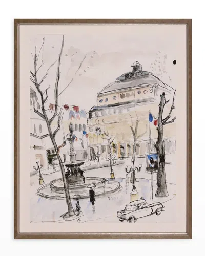 Shadow Catchers Fountain Square Giclee, 34" X 42"