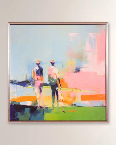 Shadow Catchers Golf Players I Framed Giclee