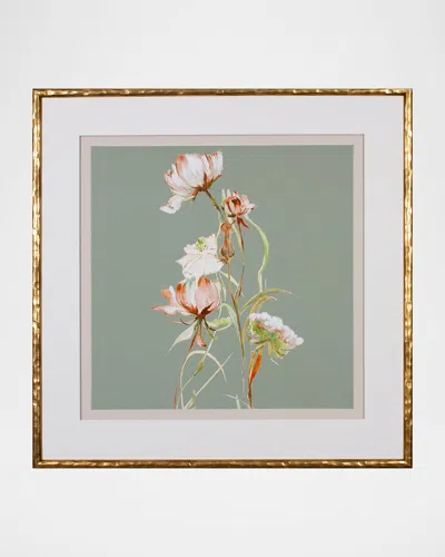 Shadow Catchers Green Botana Ii Framed Giclee In Multi