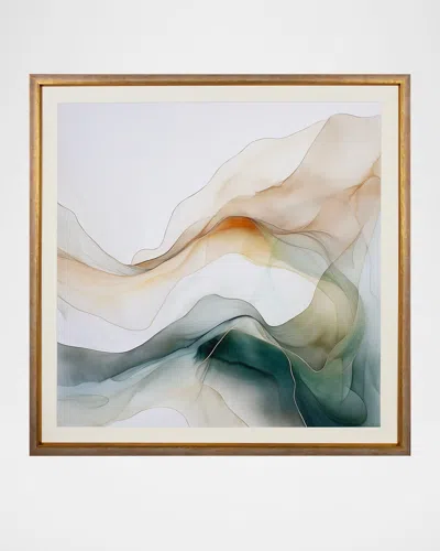 Shadow Catchers Green Splash Ii Framed Giclee By Irina Orlov In Multi