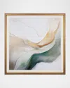 Shadow Catchers Green Splash Iii Framed Giclee By Irina Orlov In Multi