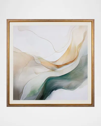 Shadow Catchers Green Splash Iii Framed Giclee By Irina Orlov In Multi