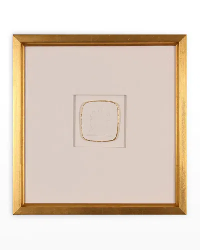 Shadow Catchers Intaglio With Gold 2 Giclee, 13" X 14"