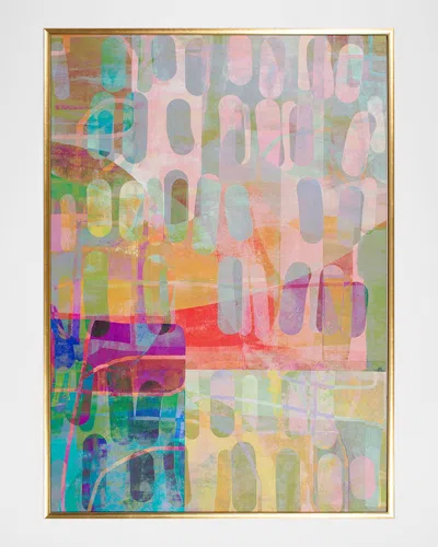 Shadow Catchers Meadow Sunrise I Framed Giclee In Multi