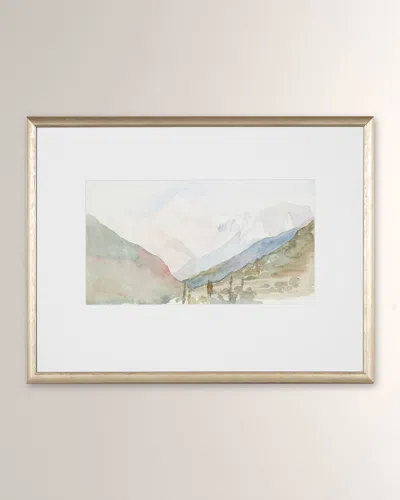 Shadow Catchers Mountain Valley I Framed Giclee On Paper