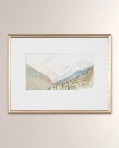 Shadow Catchers Mountain Valley I Framed Giclee On Paper, 27" X 19"