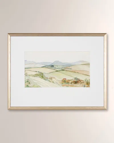 Shadow Catchers Mountain Valley Ii Framed Giclee On Paper, 27" X 19"