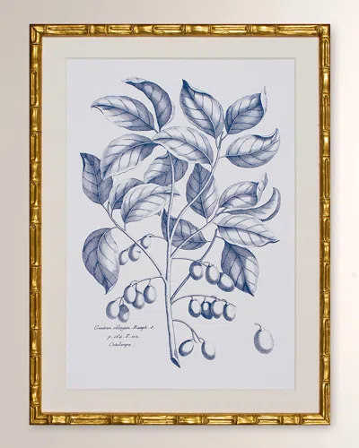 Shadow Catchers Navy & Linen Ii Framed Giclee