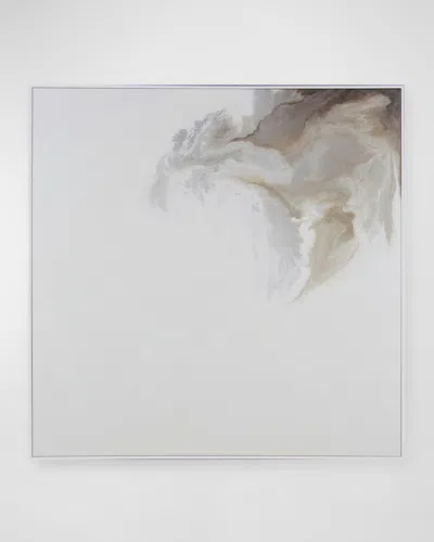 Shadow Catchers Neutral Triptych Iii Framed Giclee In Grey