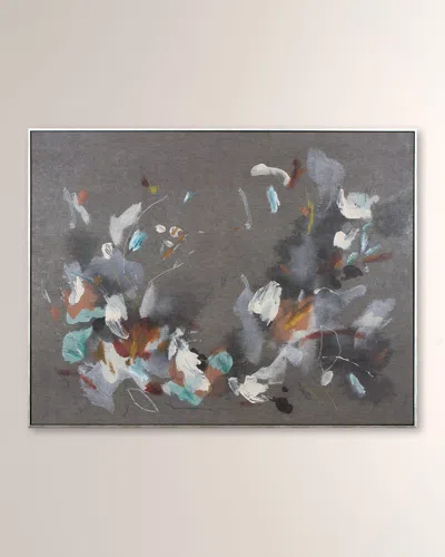 Shadow Catchers Nocturnal Blooms I Framed Giclee On Canvas, 60" X 46"