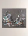 Shadow Catchers Nocturnal Blooms Ii Framed Giclee On Canvas, 60" X 46"