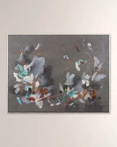 Shadow Catchers Nocturnal Blooms Ii Framed Giclee On Canvas, 60" X 46"