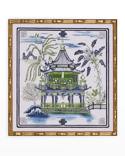 Shadow Catchers Pagoda Visit I Giclee, 24" X 26"