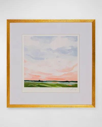 Shadow Catchers Pink Horizon I Giclee In Pastel