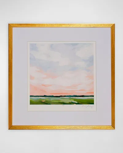 Shadow Catchers Pink Horizon Ii Giclee In Pastel