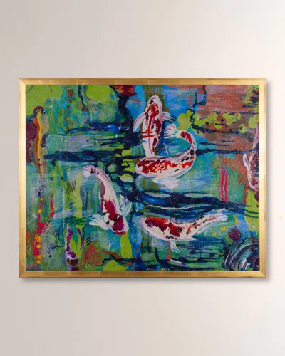 Shadow Catchers Ripple & Reflections Framed Giclee On Canvas