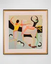Shadow Catchers Running With Wolves Abstract Giclee In Multi