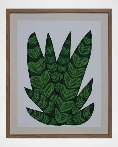 Shadow Catchers Tropical Plush Framed Wall Art In Multi